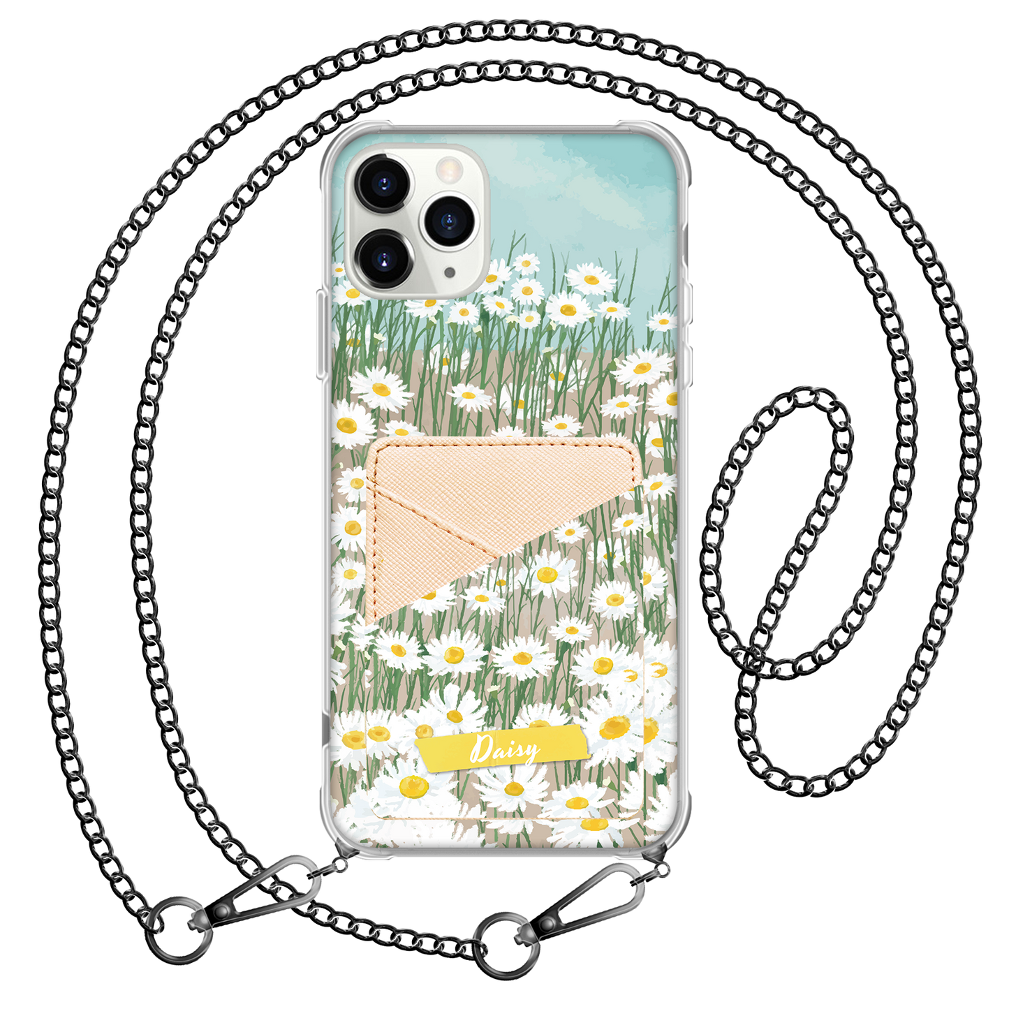 iPhone Phone Wallet Case - Oil Painting Daisy