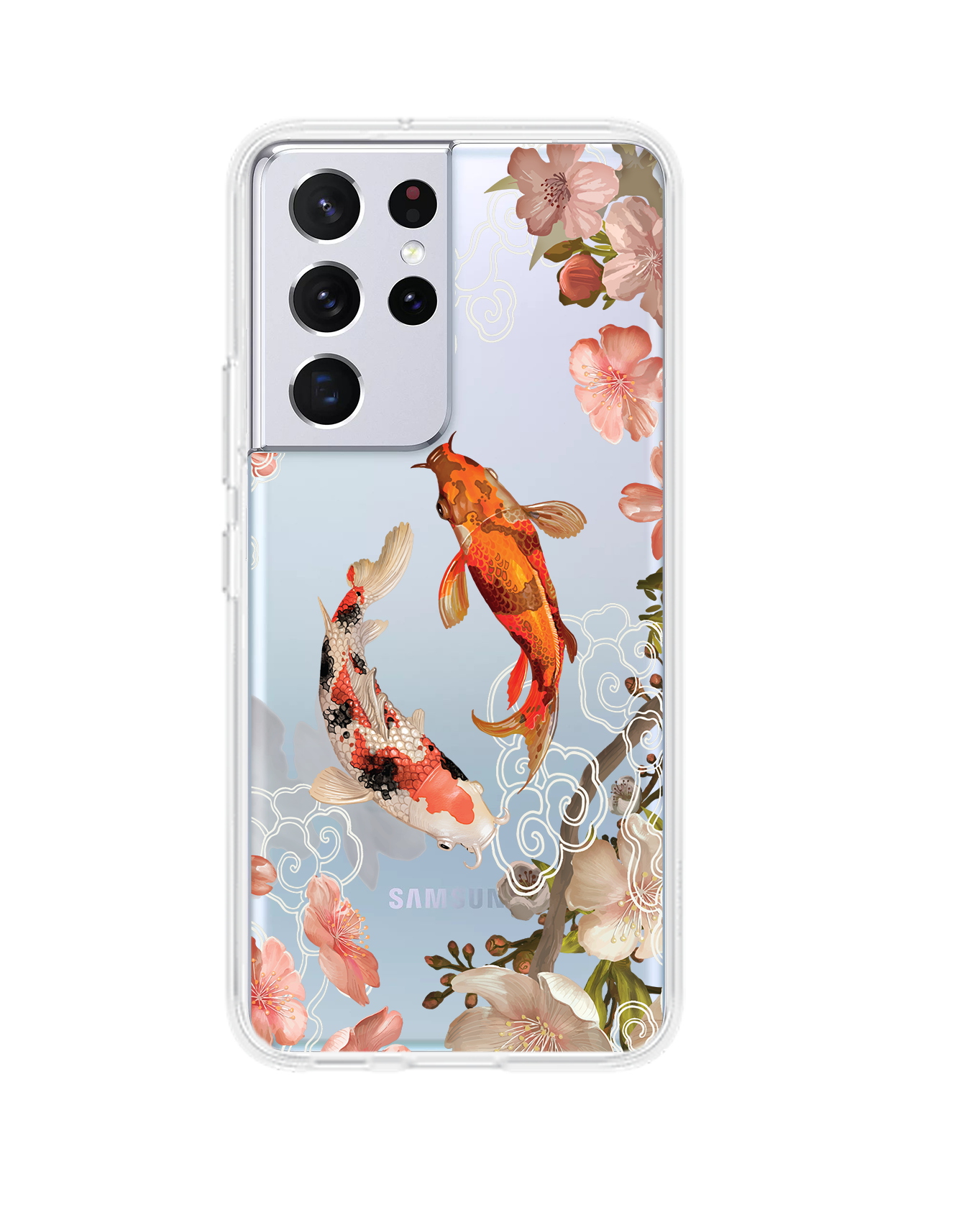 Android Rearguard Hybrid Case - Oil Painting Koi