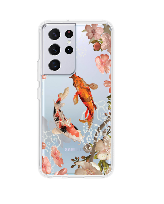 Android Rearguard Hybrid Case - Oil Painting Koi