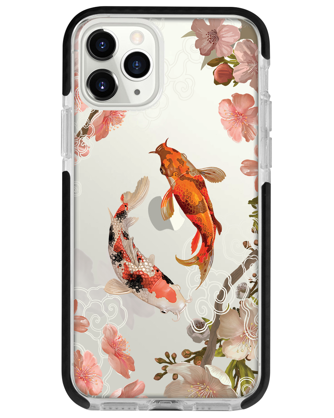 iPhone Rearguard Bumper - Oil Painting Koi