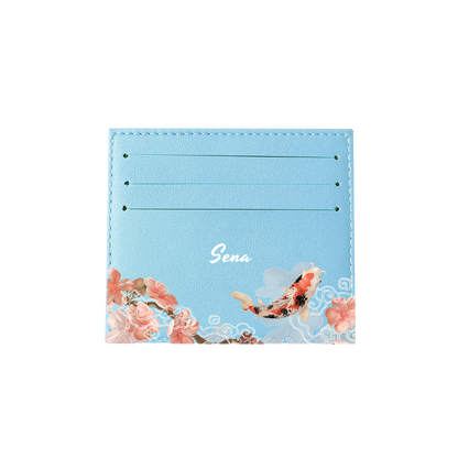 6 Slots Card Holder - Oil Painting Koi