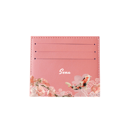 6 Slots Card Holder - Oil Painting Koi