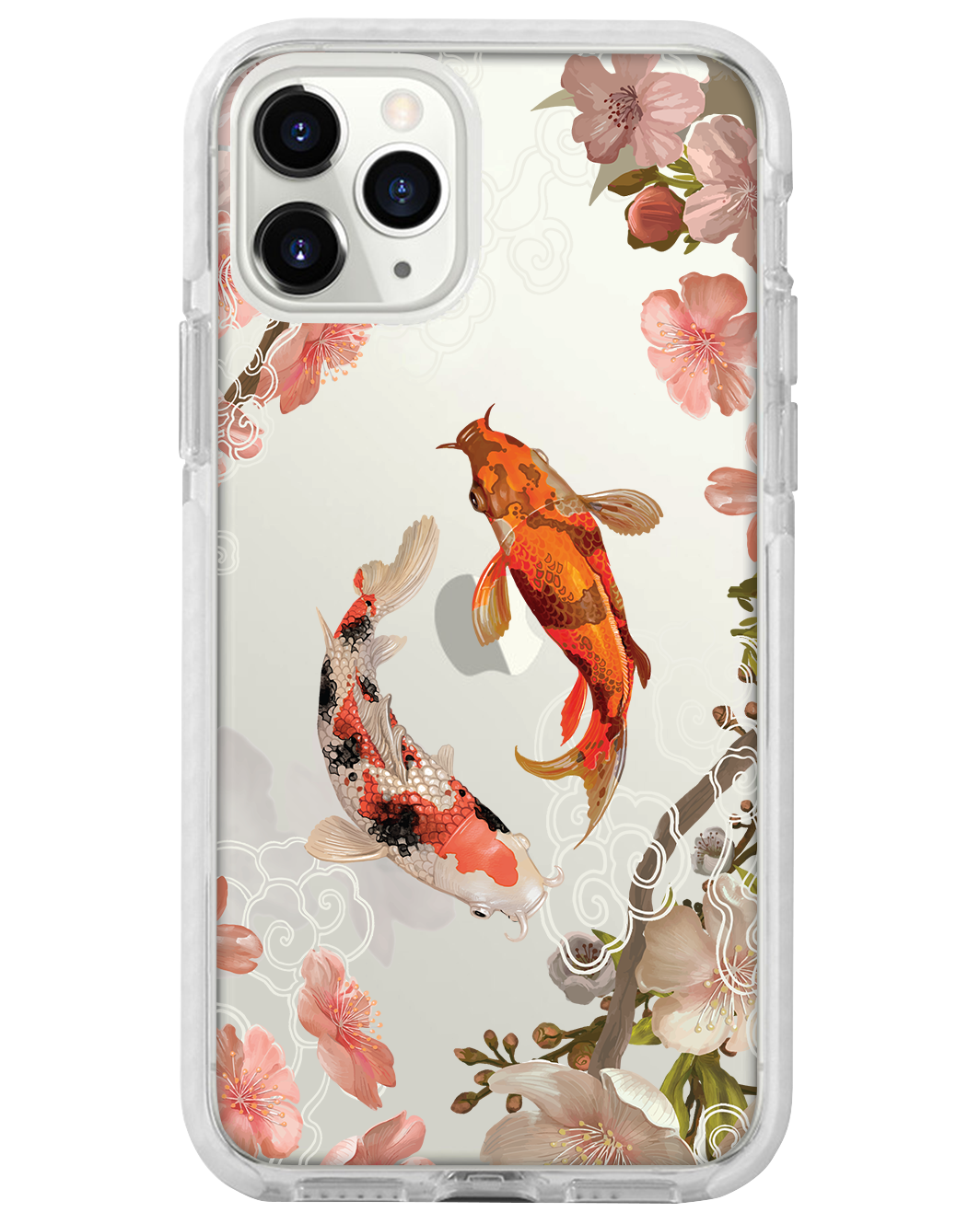 iPhone Rearguard Bumper - Oil Painting Koi