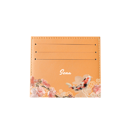 6 Slots Card Holder - Oil Painting Koi