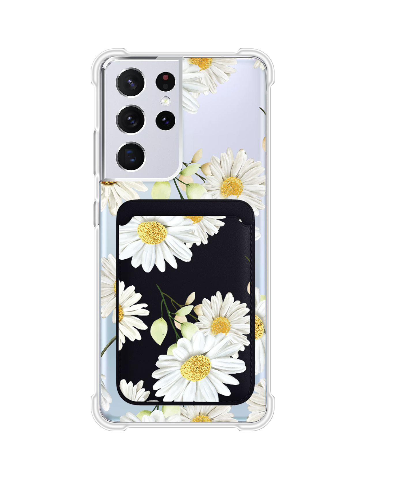 Android Magnetic Wallet Case - October Chrysanthemum