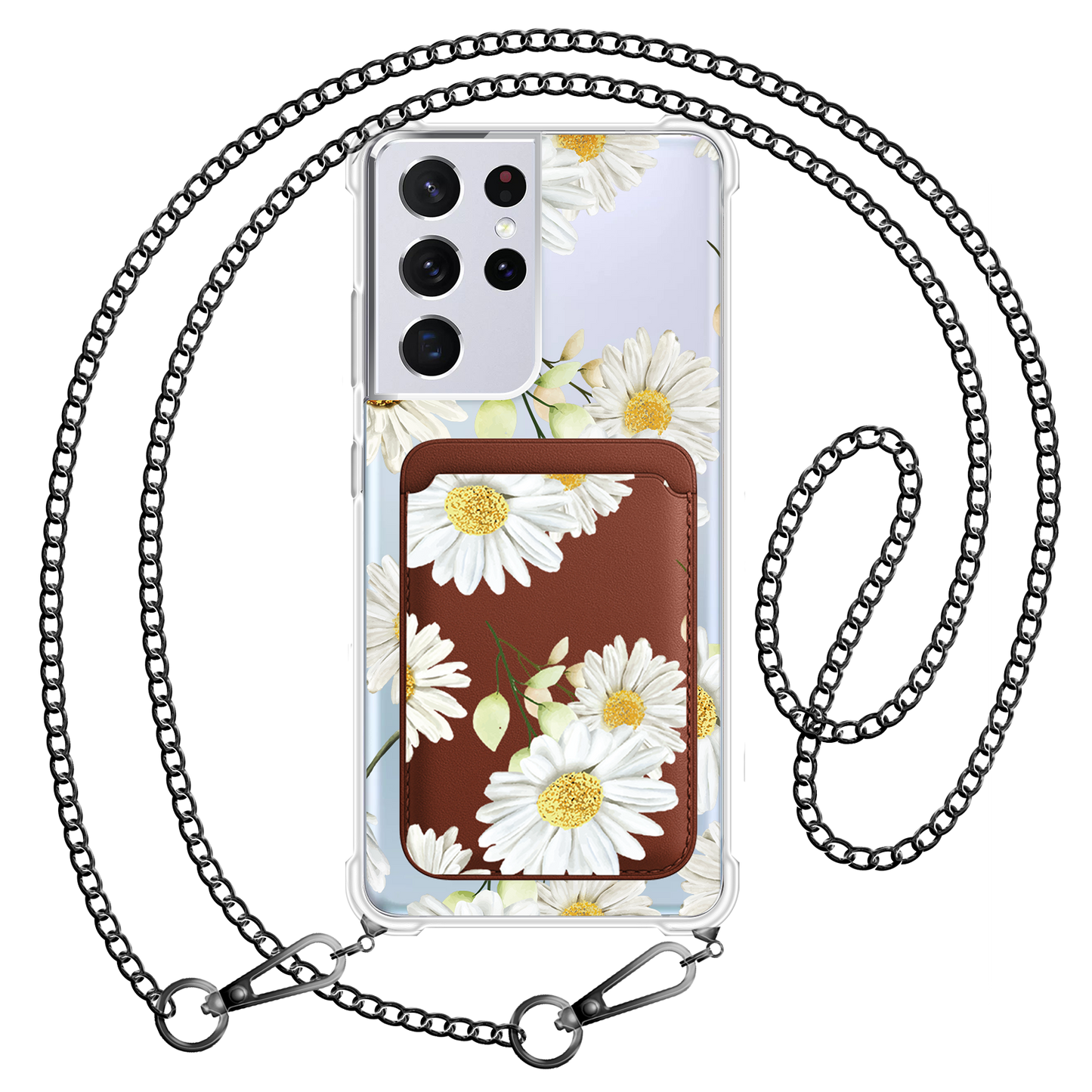 Android Magnetic Wallet Case - October Chrysanthemum