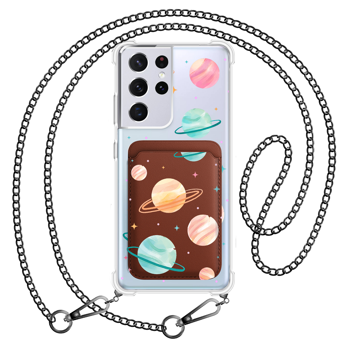 Android Magnetic Wallet Case - Planetarium 1.0