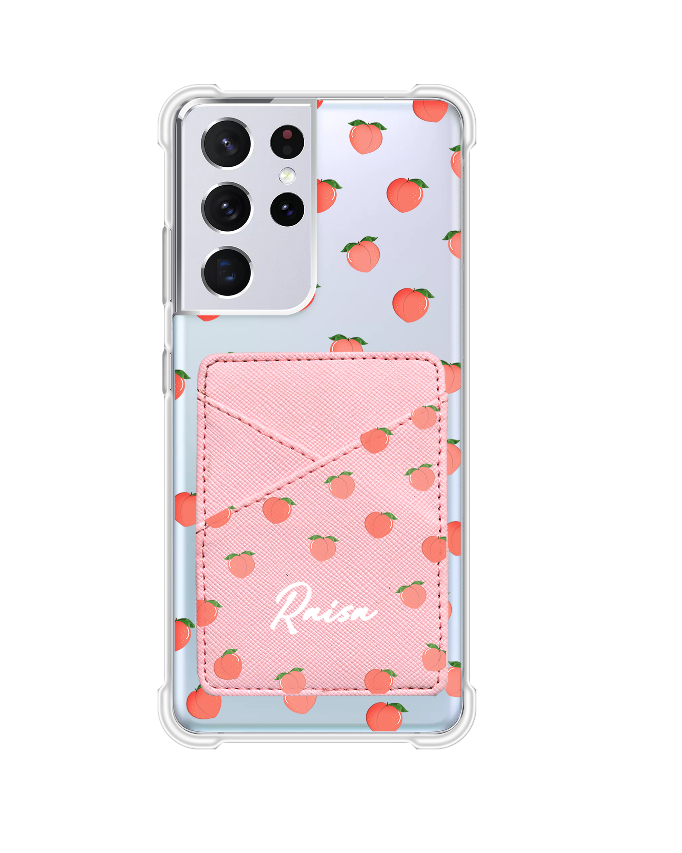 Android Phone Wallet Case - Peach