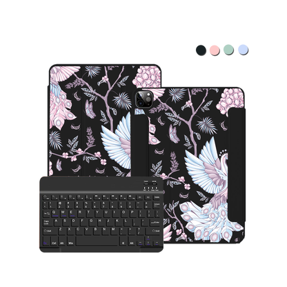 iPad / Android Tab Wireless Keyboard Flipcover - Peacock 2.0