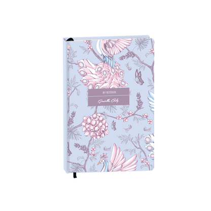 Hardcover Bookpaper Journal - Peacock 2.0 (with Elastic Band & Bookmark)