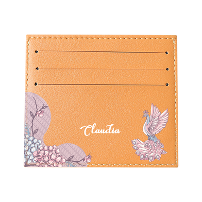 6 Slots Card Holder - Peacock