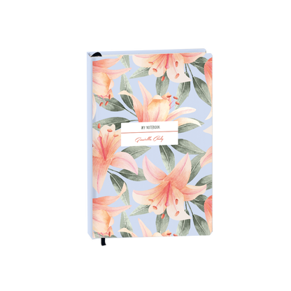 Hardcover Bookpaper Journal - Phoebe (with Elastic Band & Bookmark)