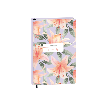 Hardcover Bookpaper Journal - Phoebe (with Elastic Band & Bookmark)