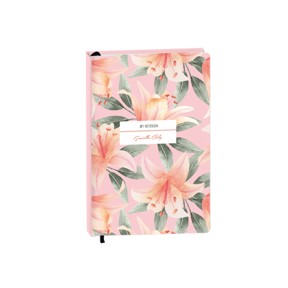 Hardcover Bookpaper Journal - Phoebe (with Elastic Band & Bookmark)