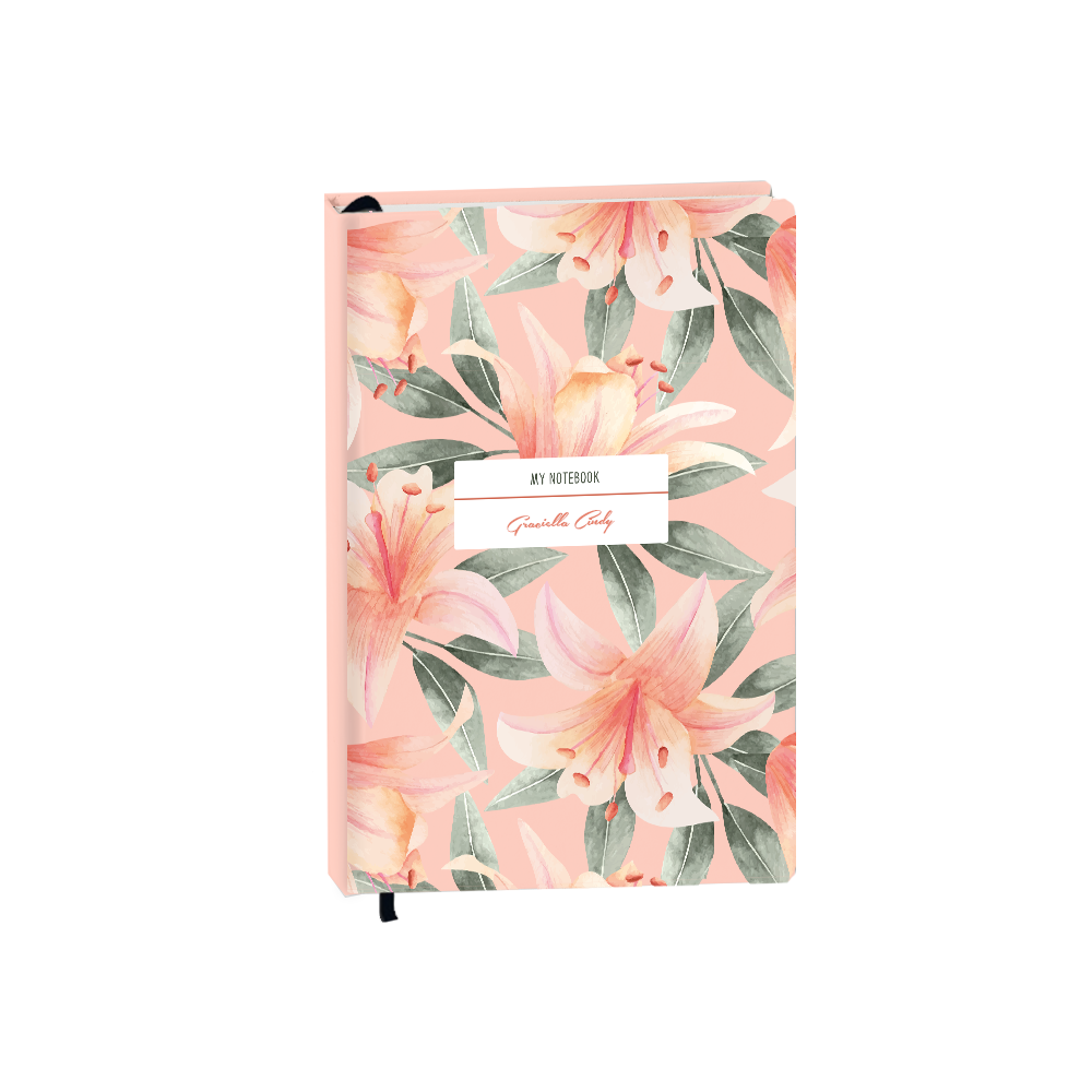 Hardcover Bookpaper Journal - Phoebe (with Elastic Band & Bookmark)