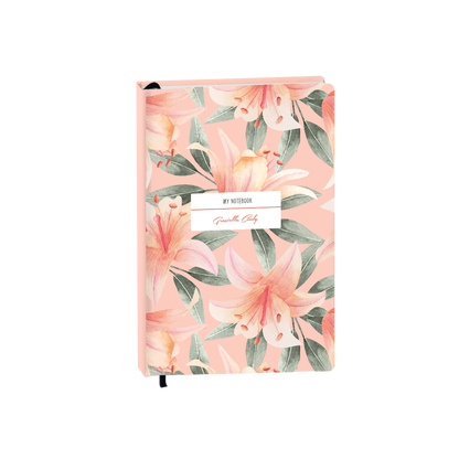 Hardcover Bookpaper Journal - Phoebe (with Elastic Band & Bookmark)