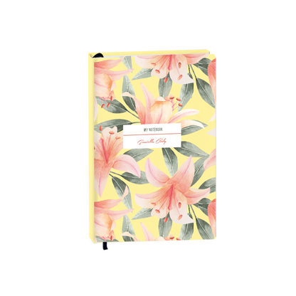 Hardcover Bookpaper Journal - Phoebe (with Elastic Band & Bookmark)