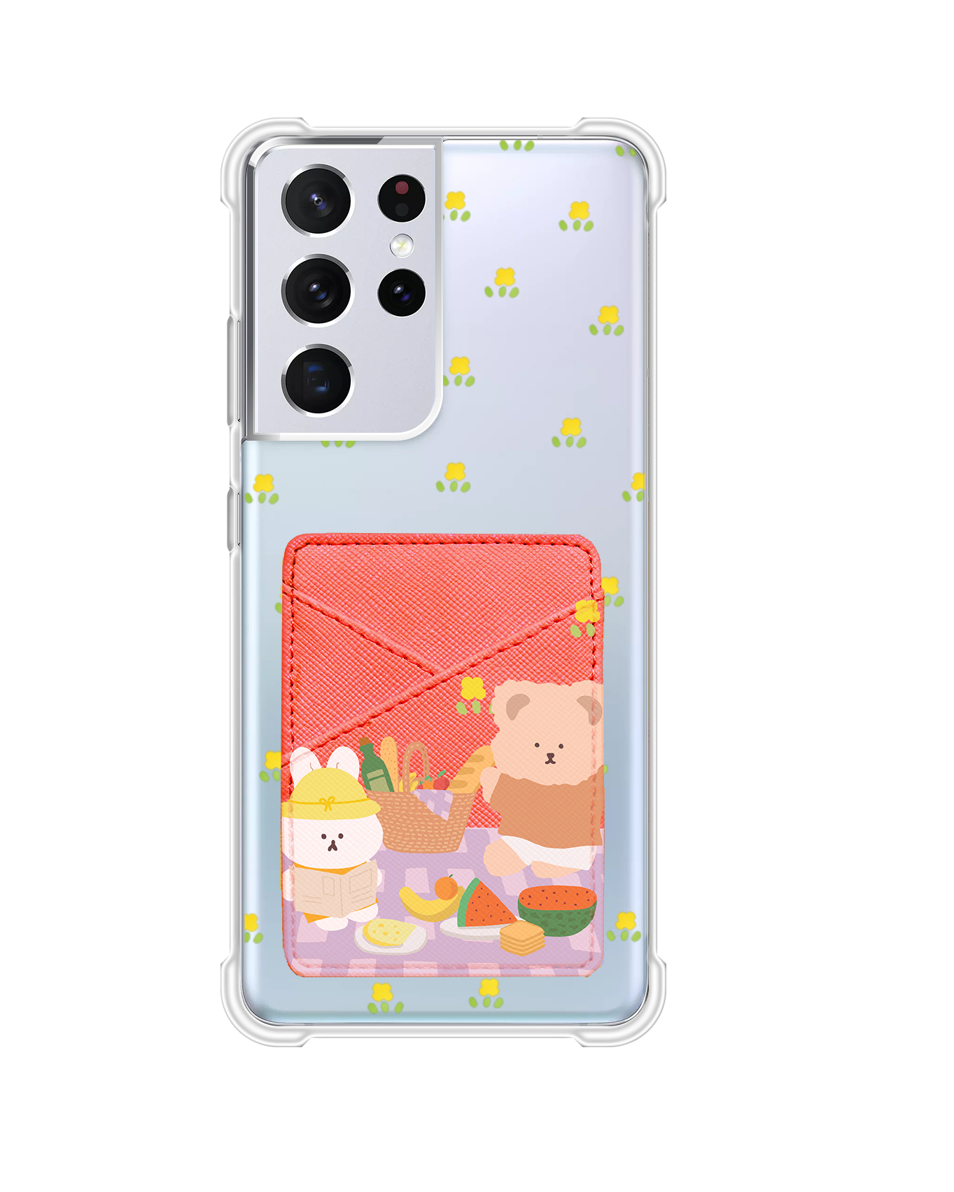 Android Phone Wallet Case - Picnic Bear 2.0