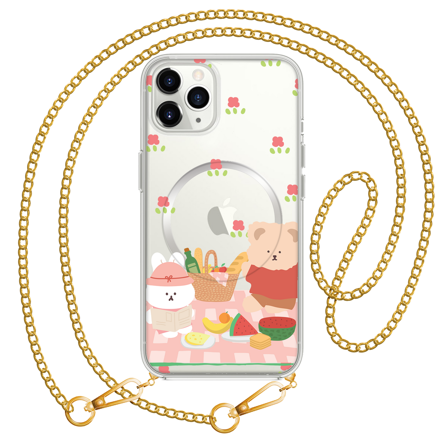 iPhone Rearguard Hybrid - Picnic Bear Pink