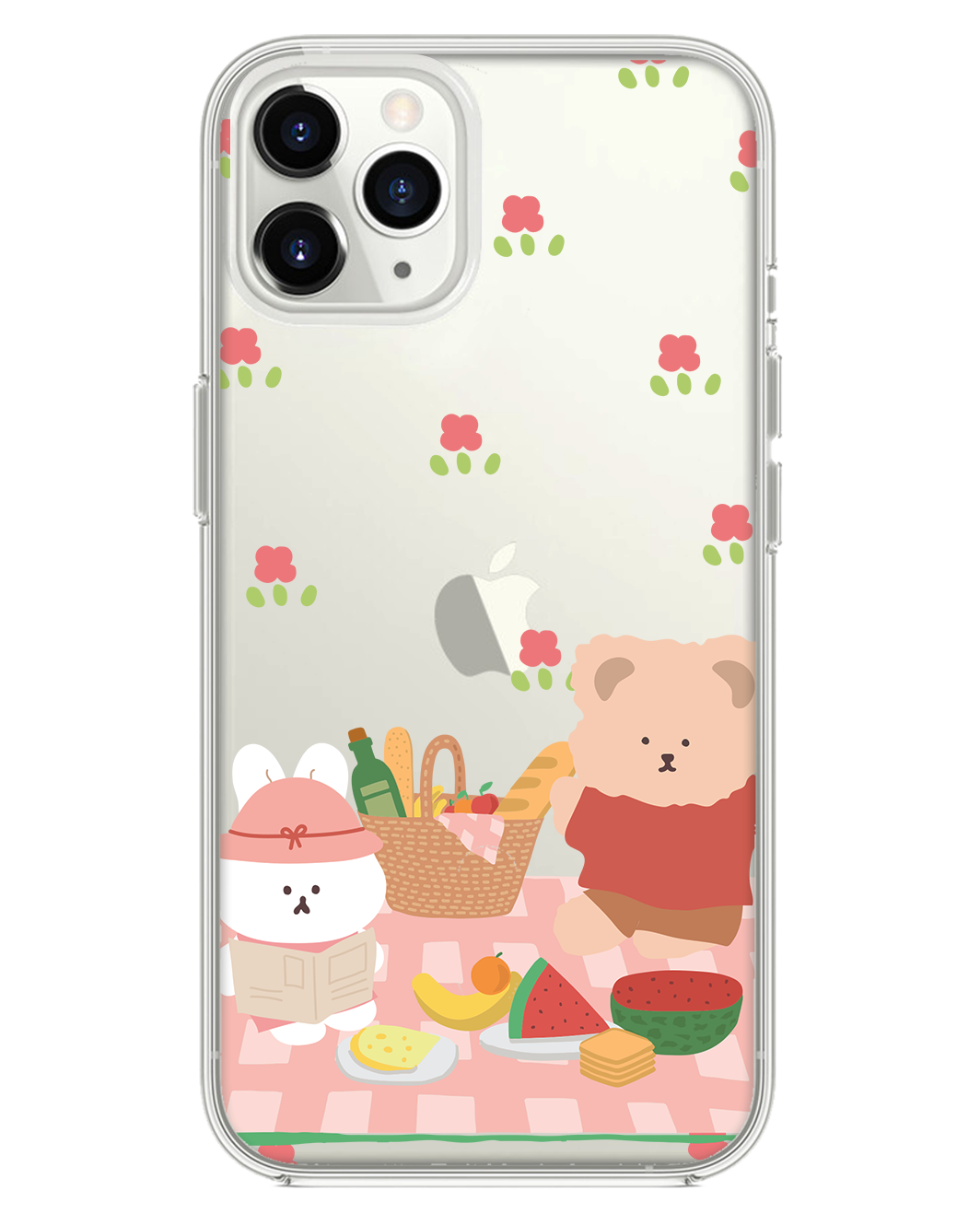 iPhone Rearguard Hybrid - Picnic Bear Pink