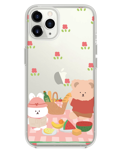 iPhone Rearguard Hybrid - Picnic Bear Pink