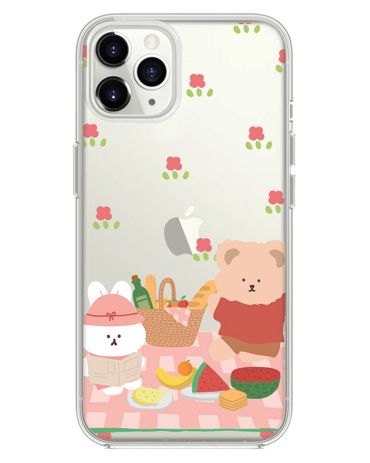 iPhone Rearguard Hybrid - Picnic Bear Pink