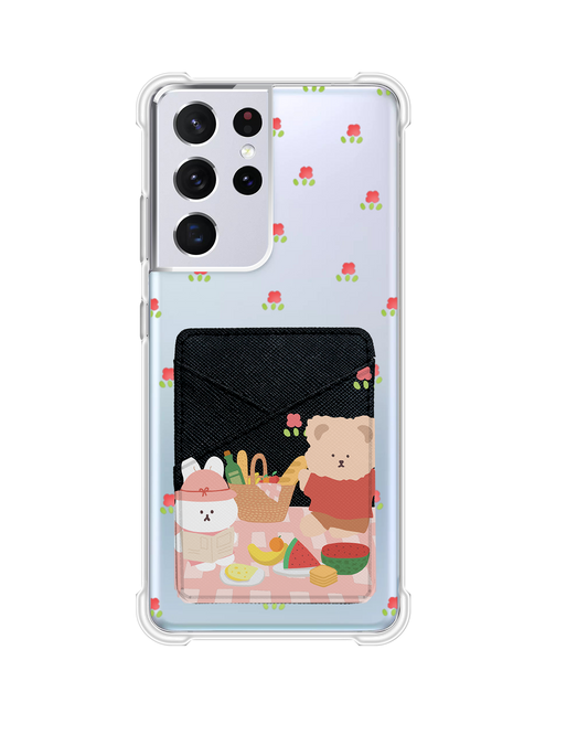 Android Phone Wallet Case - Picnic Bear 3.0