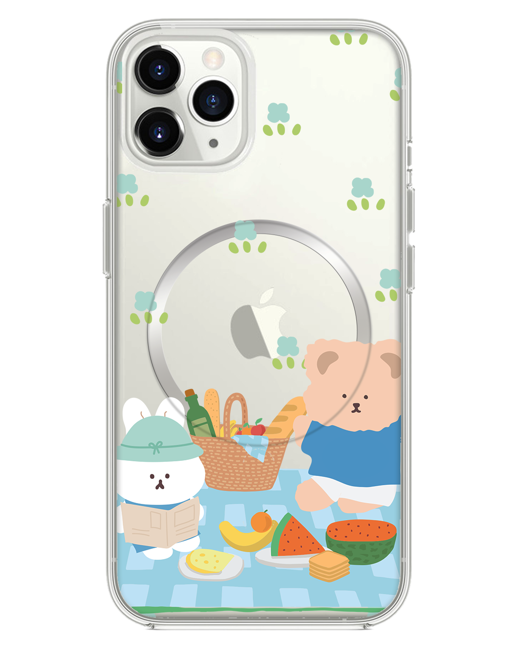 iPhone Rearguard Hybrid - Picnic Bear Blue