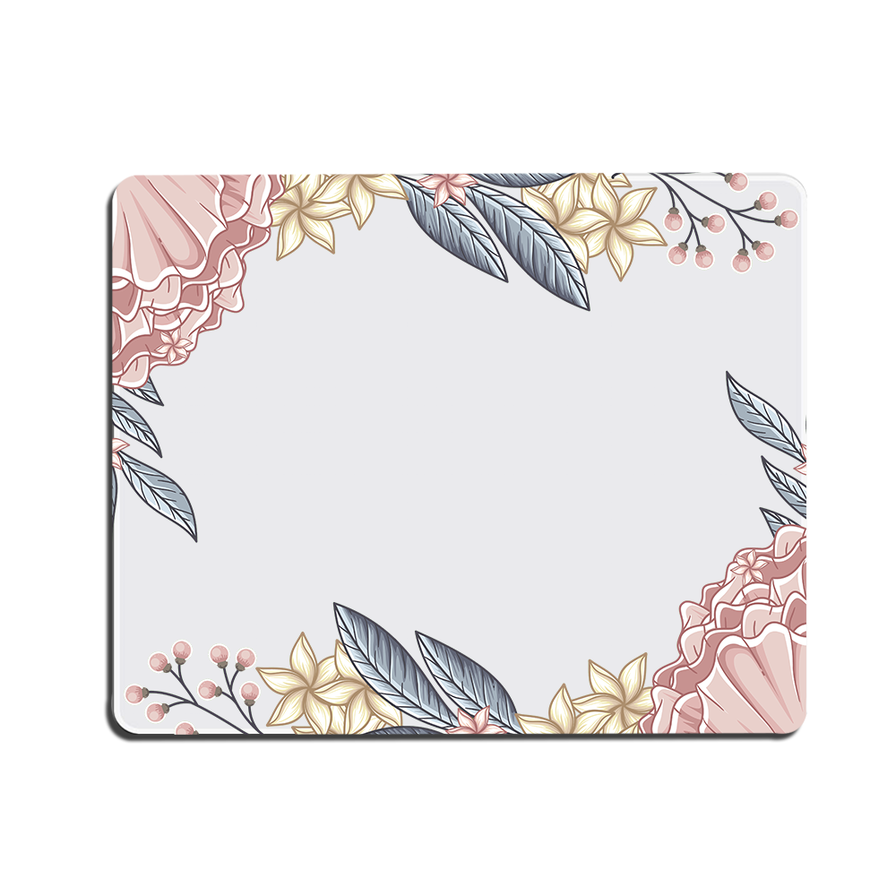 Metal Aluminum Mousepad - Pink Florals