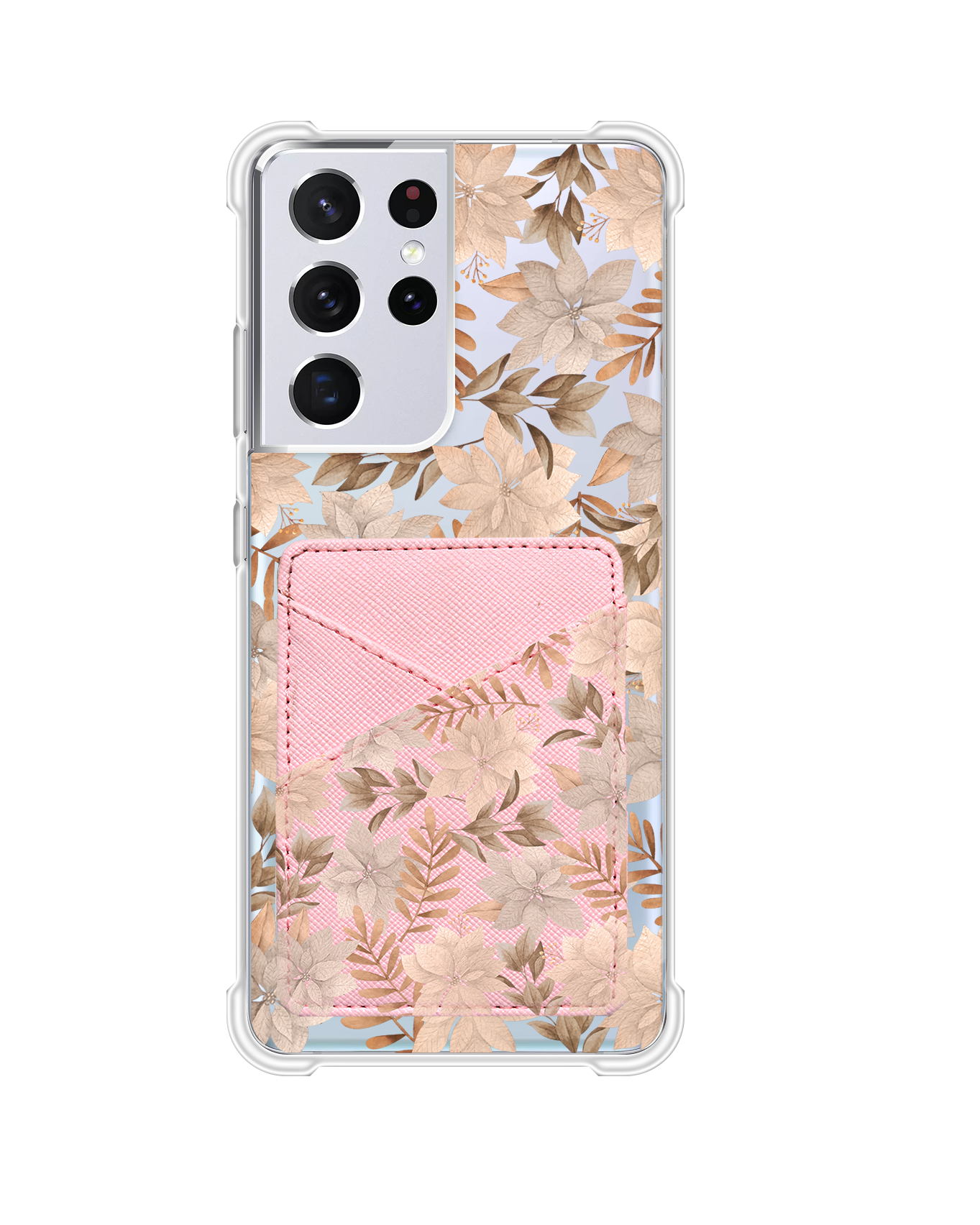 Android Phone Wallet Case - Rustic Lily
