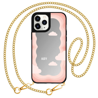 iPhone Mirror Grip - Pink Frame