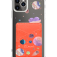 iPhone Phone Wallet Case - Pink Planet