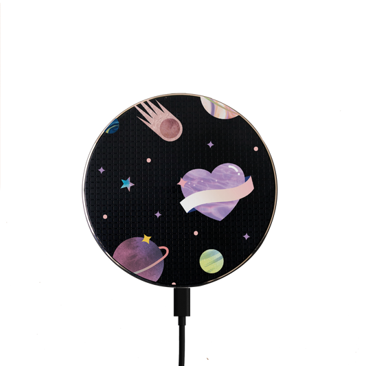 Universal Wireless Charger - Pink Planet
