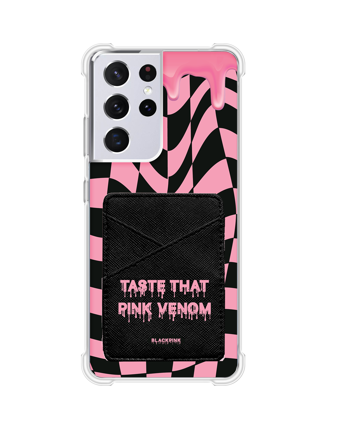 Android Phone Wallet Case - Blackpink Pink Venom