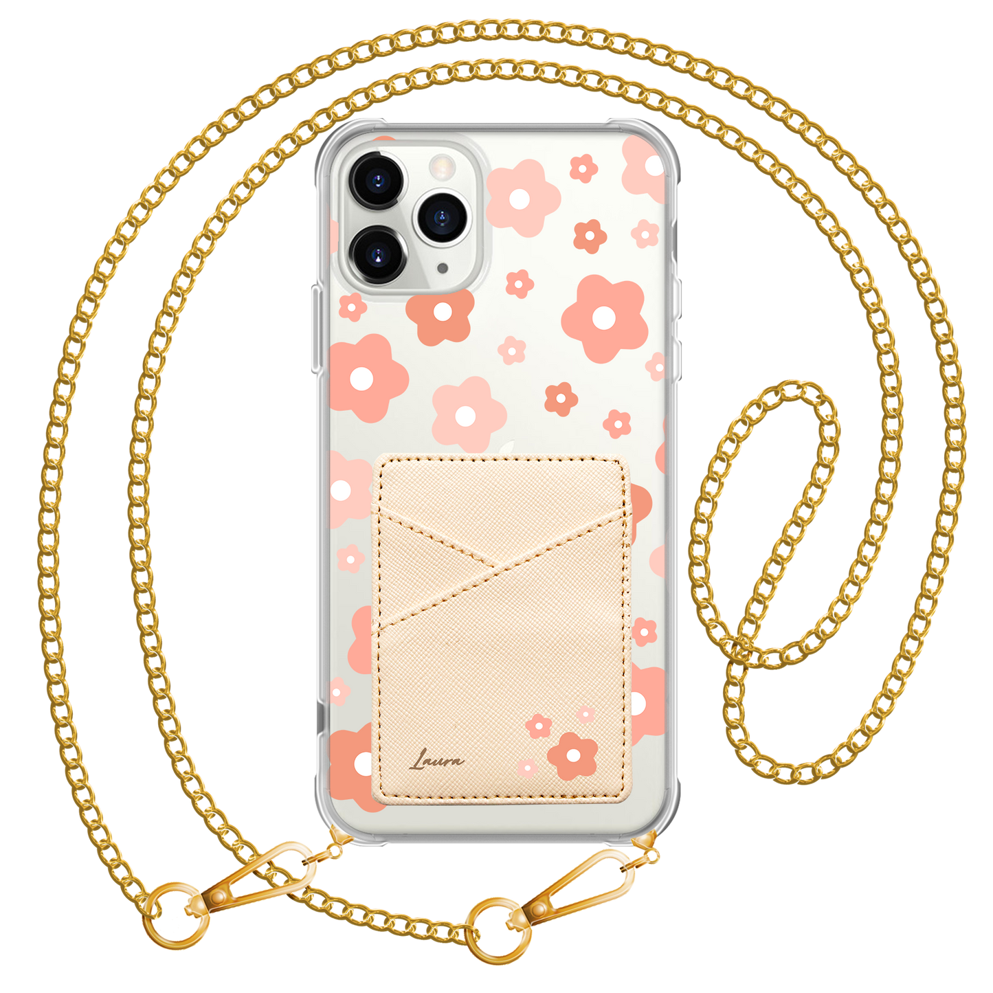 iPhone Phone Wallet Case - Pinky Blossom