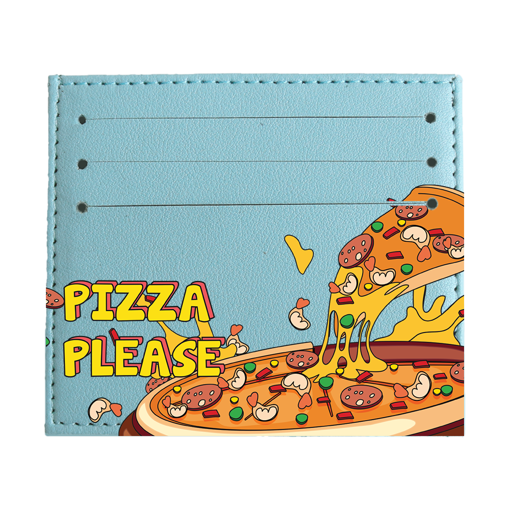 6 Slots Card Holder - Pizza Please