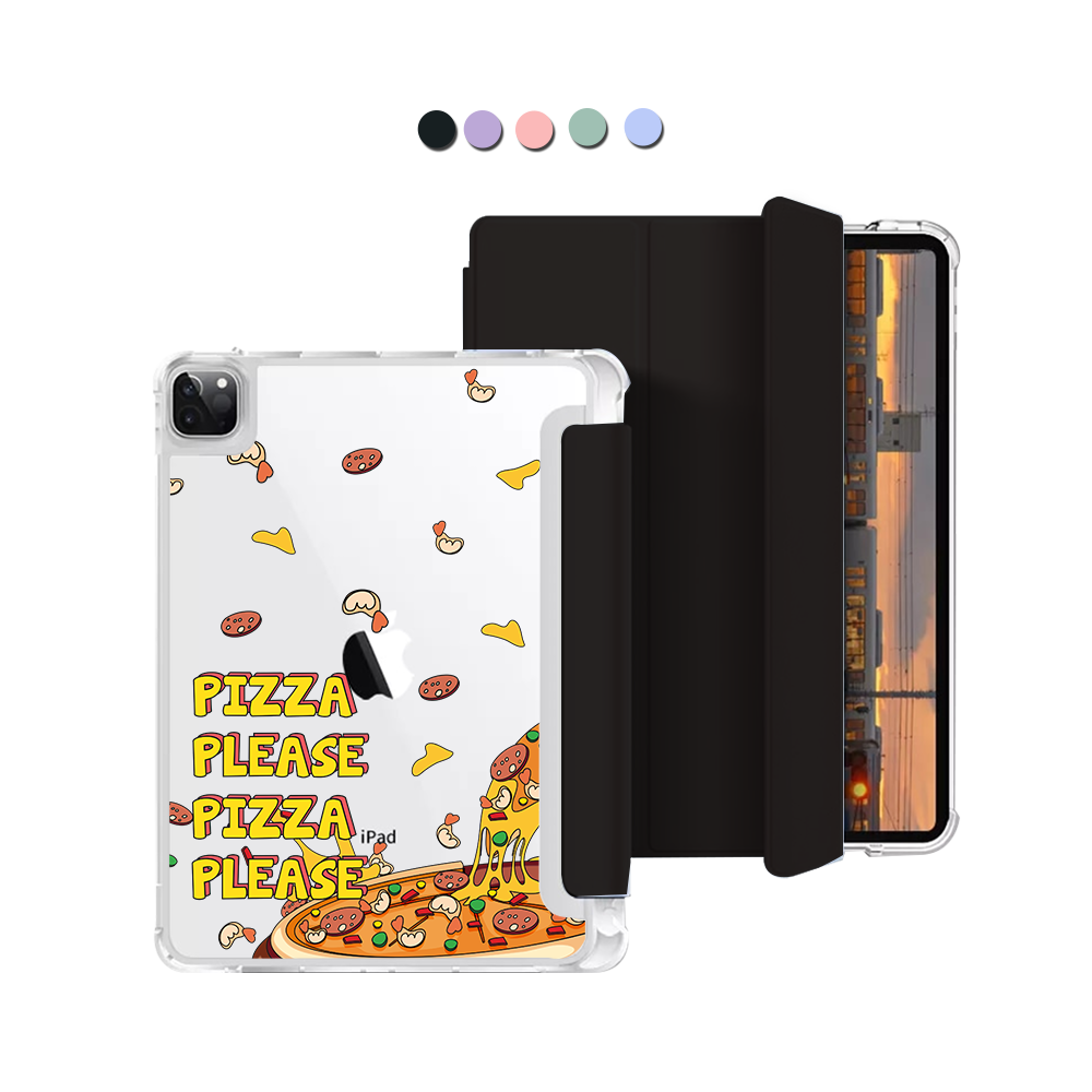 iPad Macaron Flip Cover - Pizza Please