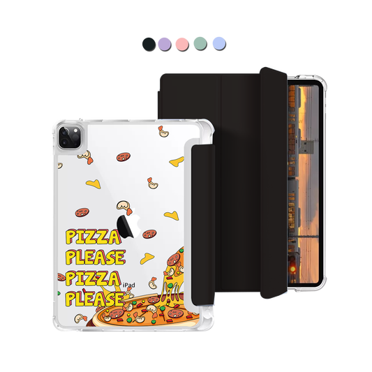 iPad Macaron Flip Cover - Pizza Please