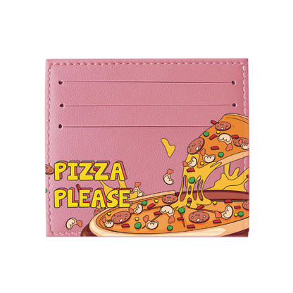 6 Slots Card Holder - Pizza Please