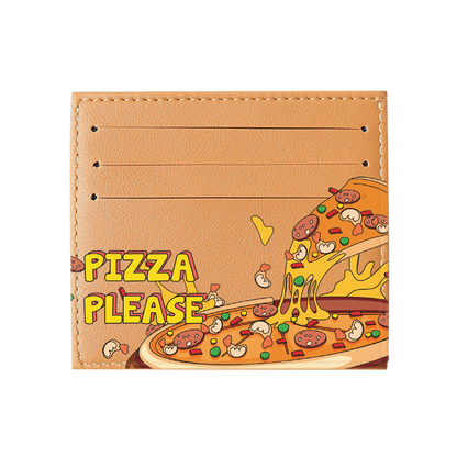 6 Slots Card Holder - Pizza Please