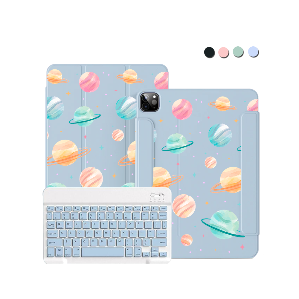 iPad Wireless Keyboard Flipcover - Planetarium 1.0