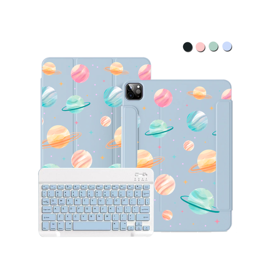 iPad / Android Tab Wireless Keyboard Flipcover - Planetarium 1.0