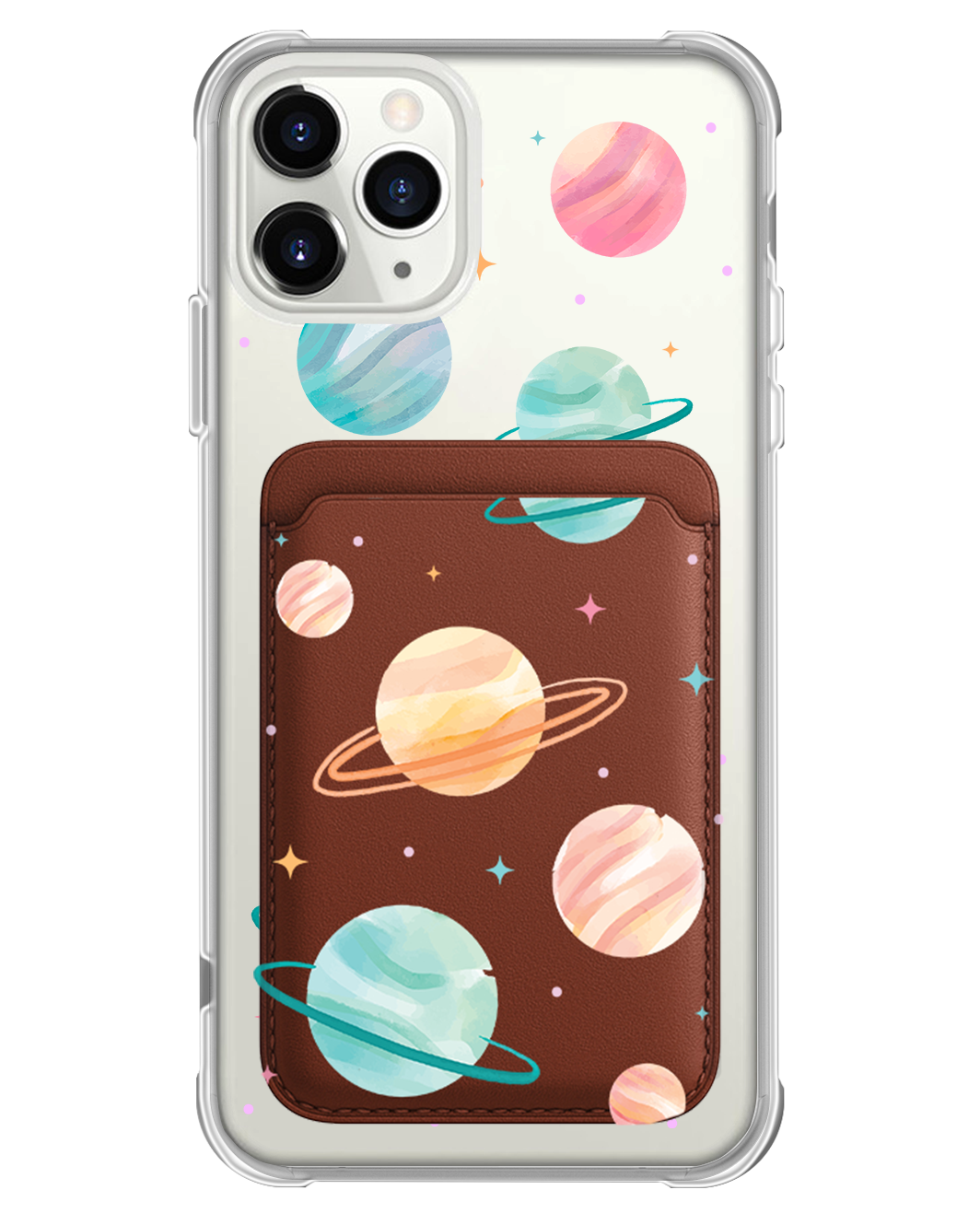 iPhone Magnetic Wallet Case - Planetarium 1.0