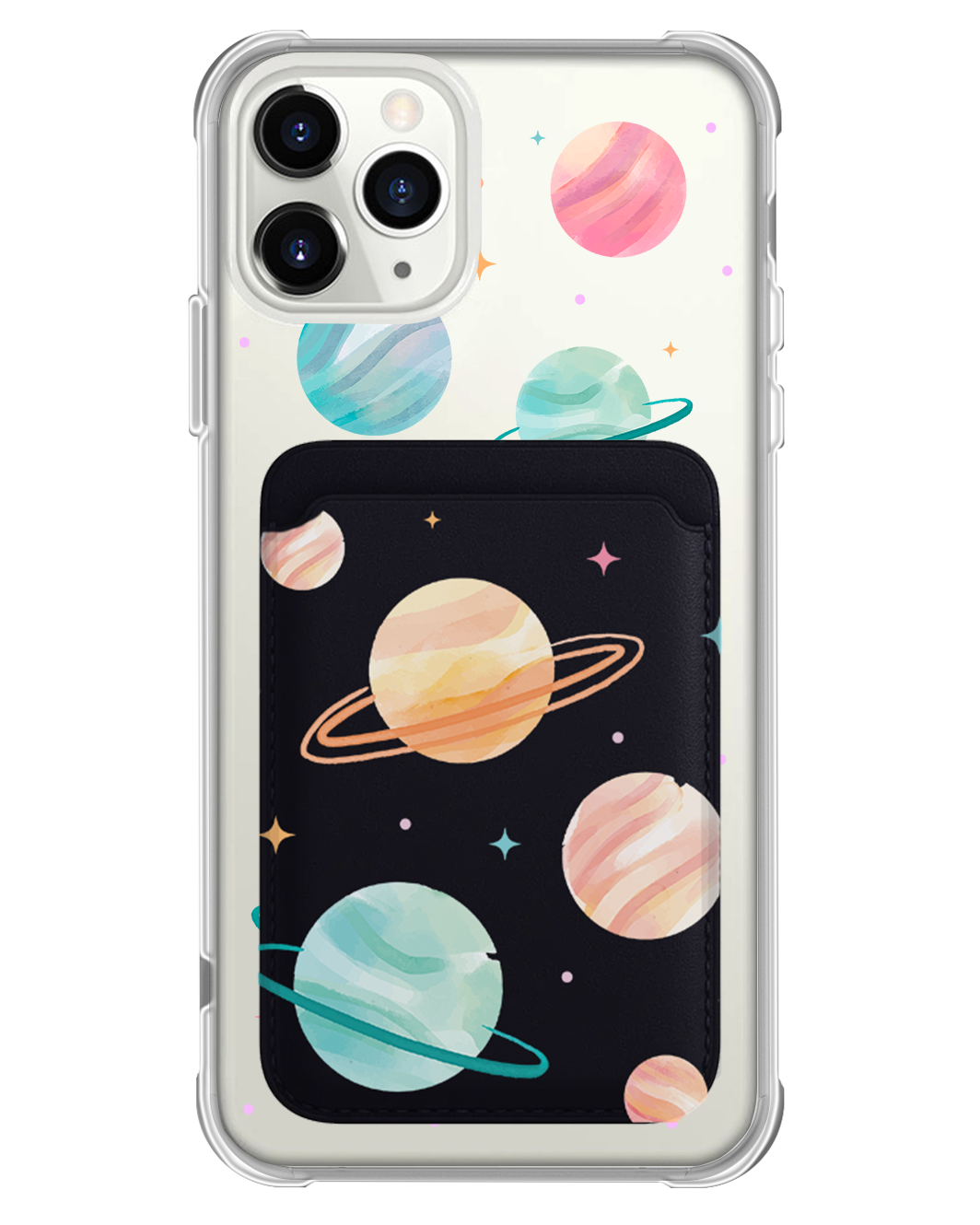 iPhone Magnetic Wallet Case - Planetarium 1.0