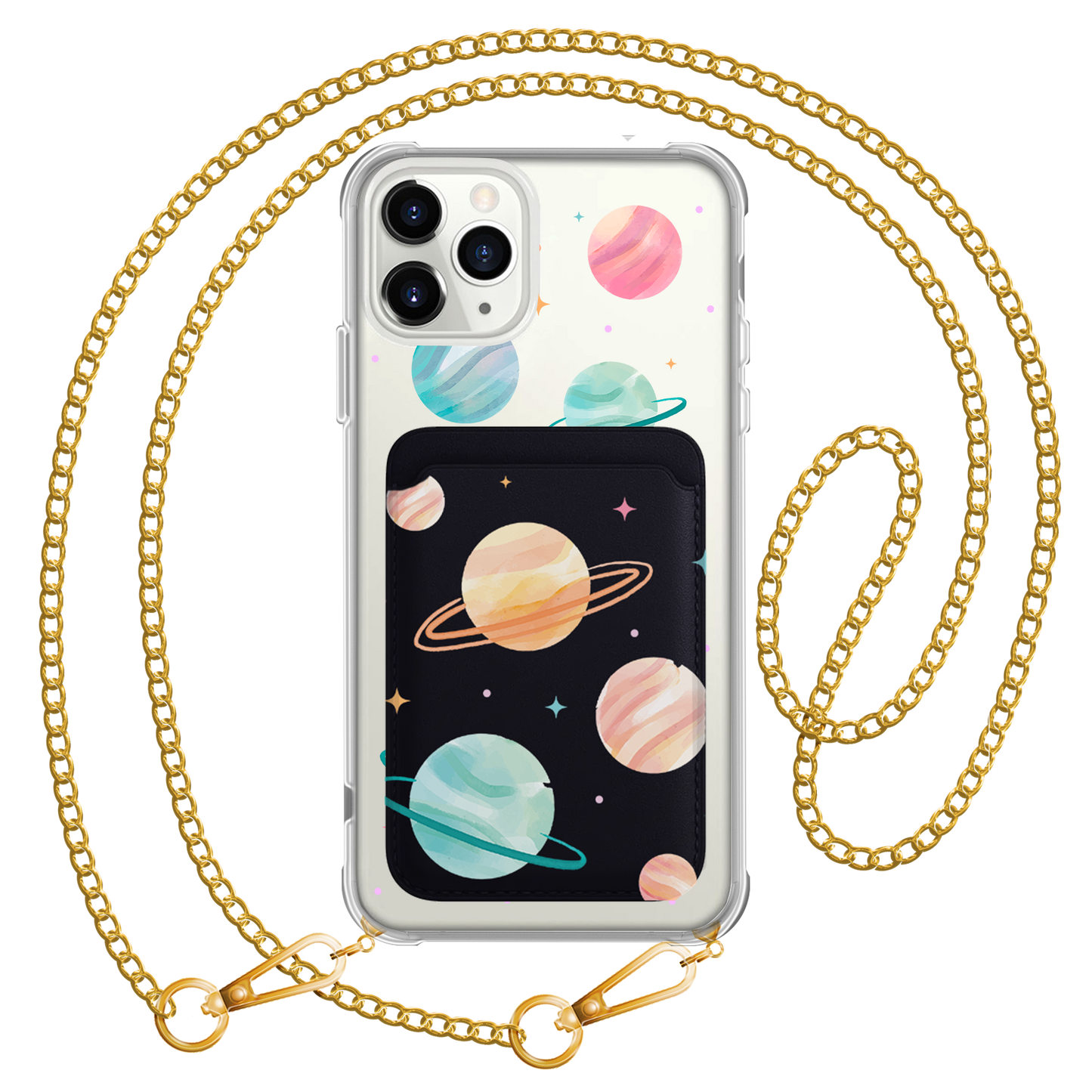 iPhone Magnetic Wallet Case - Planetarium 1.0