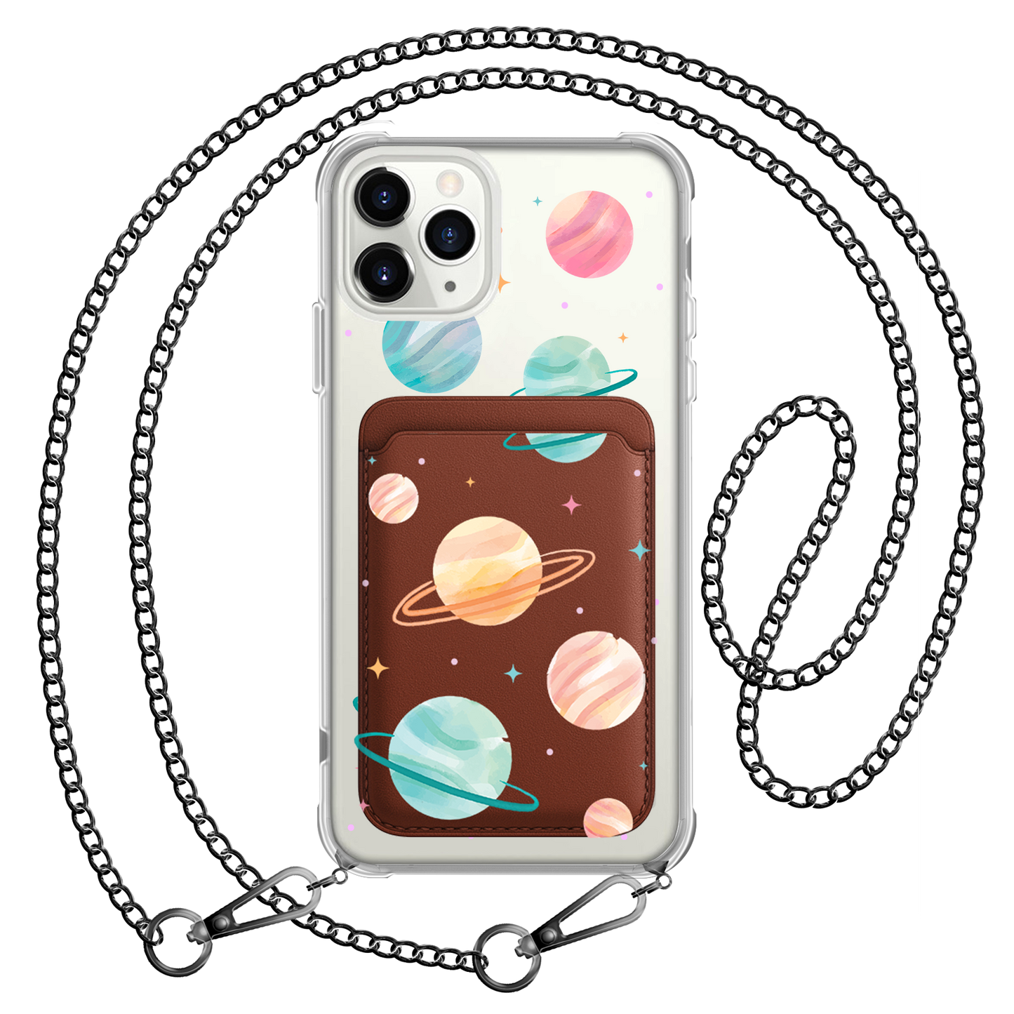 iPhone Magnetic Wallet Case - Planetarium 1.0