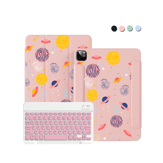 iPad / Android Tab Wireless Keyboard Flipcover - Planetarium 2.0