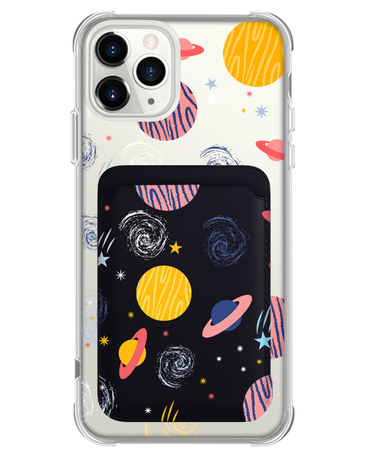iPhone Magnetic Wallet Case - Planetarium 2.0