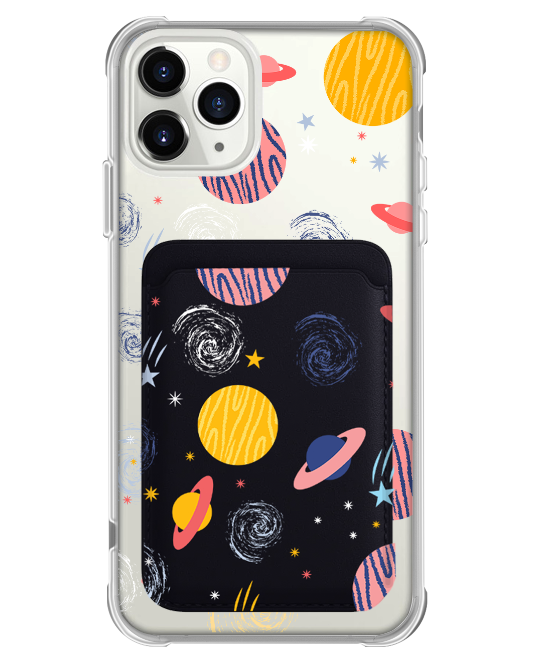 iPhone Magnetic Wallet Case - Planetarium 2.0