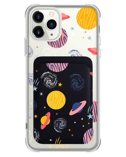 iPhone Magnetic Wallet Case - Planetarium 2.0